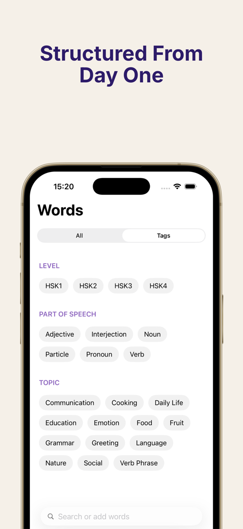 FluentBits FSRS review queue with upcoming cards grouped by due date.